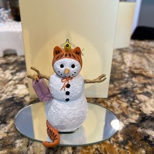 Lenox “Feathered Friends” Snowman Figurine.